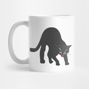 Black cat Mug